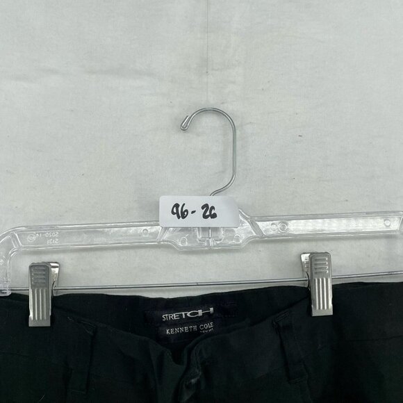 Kenneth Cole Pants Women's Sz 33x30 Black High-Rise Straight Flat Front Stretch - Picture 11 of 11